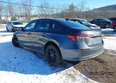 2025 Honda Civic Sport из США, поврежденный, VIN 2HGFE2F5XSH538392